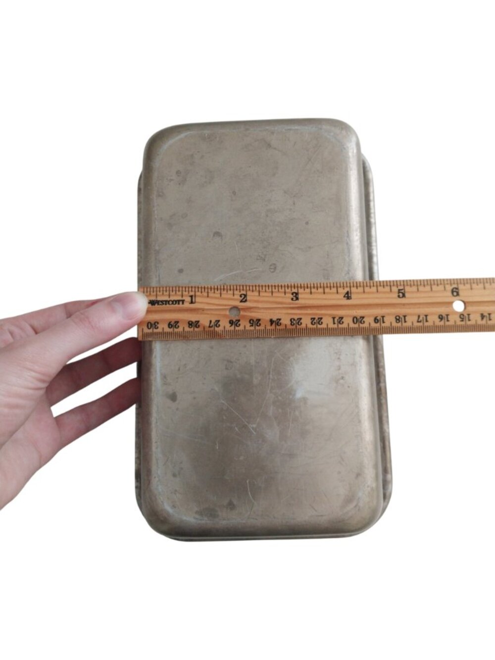 Vintage Nordic Ware Alumminum Bread Loaf Pan Rectangular 8" Excellent Condition - Picture 11 of 12